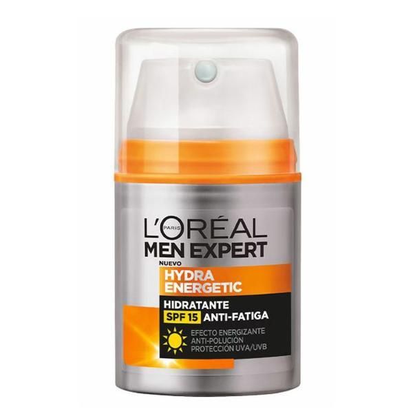 L'Oreal Paris Крем за лице за мъже със SPF 15 - L&#039;Oreal Paris Men Expert Hydra Energetic Anti-Fatigue SPF15, 50 мл