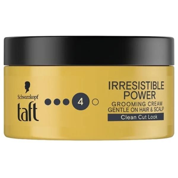 Taft Крем за оформяне на коса - Schwarzkopf Taft Irresistible Power Grooming Cream Clean Cut Look Hold 4, 100 мл