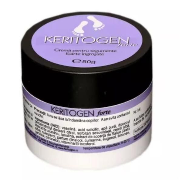 Herbagen Крем за премахване на твърдата кожа Keritogen Forte Herbagen, 50г