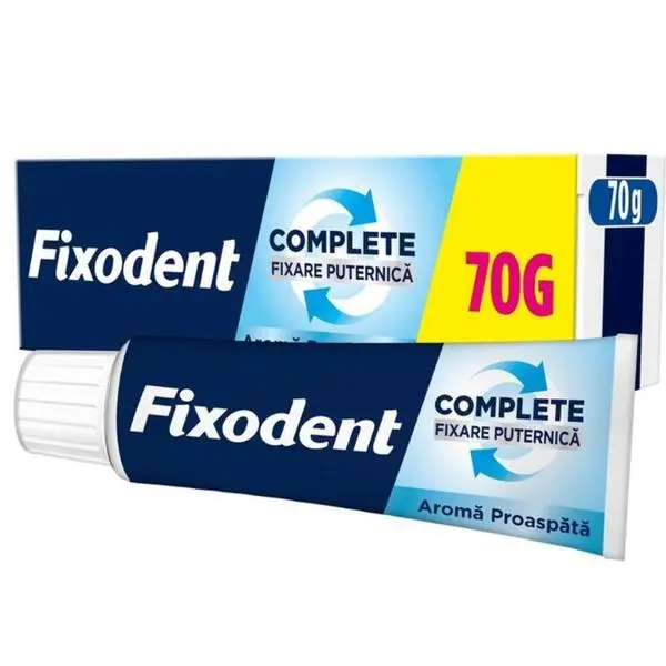 Fixodent Крем за протези - Fixodent Complete Fresh, 70 гр