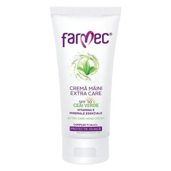 Farmec Крем за ръце Extra Care със SPF 10 - Farmec Hand Cream, 100 мл