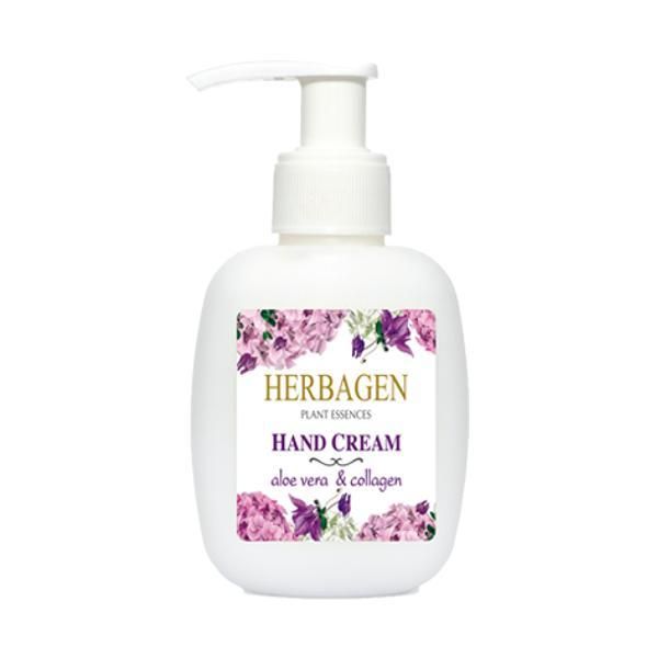 Herbagen Крем за ръце с алое вера и колаген Herbagen, 100г
