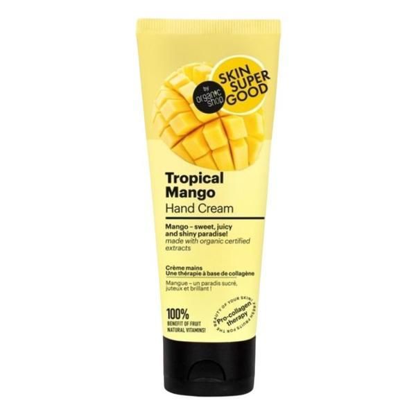 Organic Shop Крем за ръце - Skin SuperGood Tropical Mango Hand Cream, 75 мл