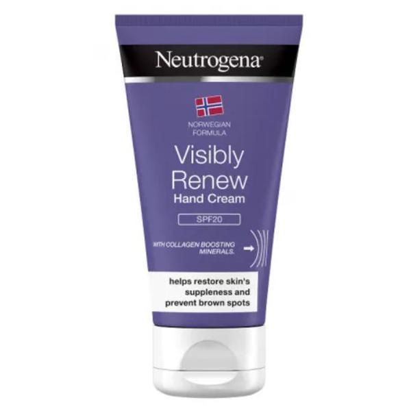 Neutrogena Крем за ръце SPF20 - Neutrogena Visibly Renew, 75 мл