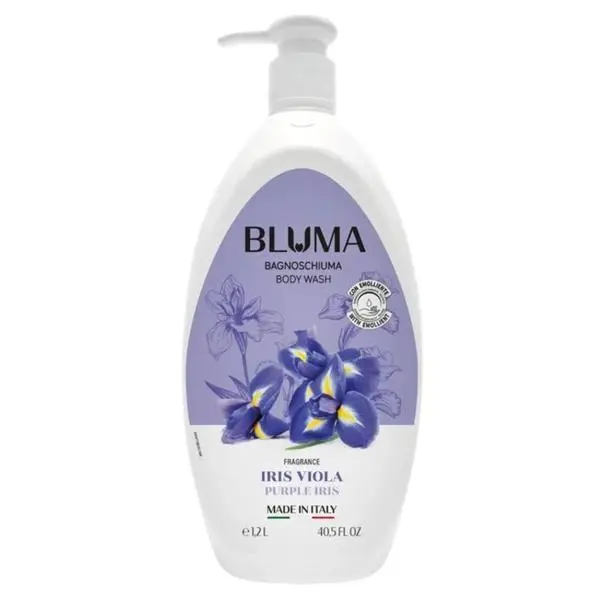 Bluma Кремообразен душ гел с аромат на лилав ирис - Bluma Body Wash with Purple Iris, 1200 мл