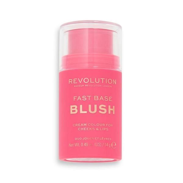 Makeup Revolution Кремообразен руж - Makeup Revolution Fast Base Blush Stick, нюанс Rose, 14 гр
