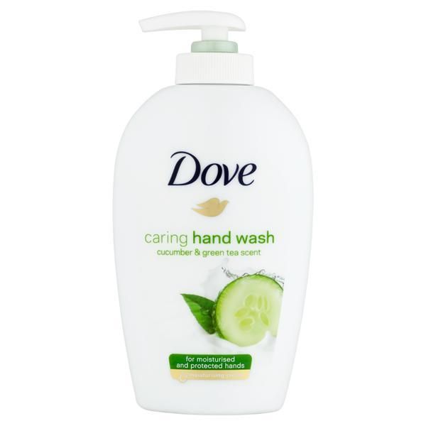 Dove Кремообразен течен сапун краставица и зелен чай - Dove Caring Hand Wash Go Fresh Cucumber &amp; Grean Tea Scent, 250 мл