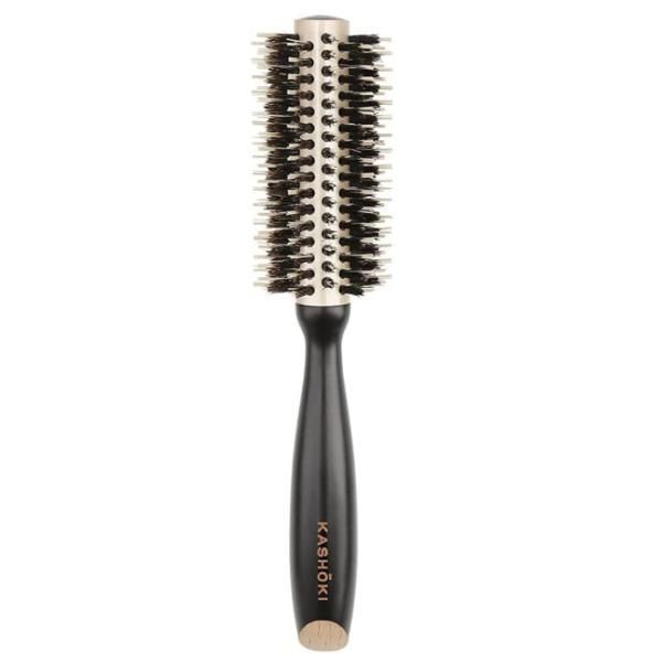 Kashoki Кръгла четка за коса за стилизиране - Kashoki Hair Brush Natural Beauty, 18 мм, 1 бр