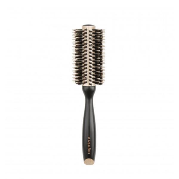 Kashoki Кръгла четка за коса за стилизиране - Kashoki Hair Brush Natural Beauty, 22 мм, 1 бр