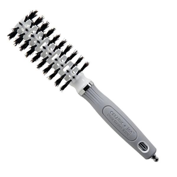 Olivia Garden Кръгла стилизираща четка - Olivia Garden Turbo Vent 100% Boar Hairbrush CITV &ndash; BR22