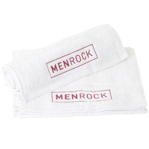 Menrock Кърпа за бръснене - Men Rock White Cotton Shaving Towel