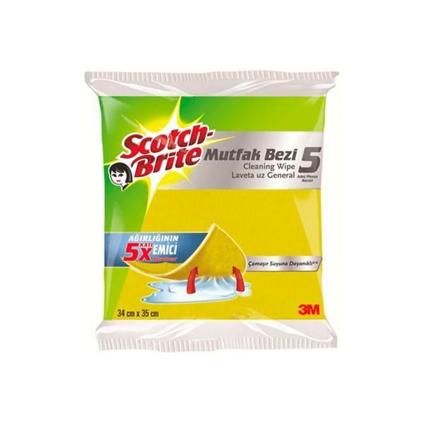 3M Кърпички за обща употреба - 3M Scotch Brite Cleaning Wipe, 5 бр