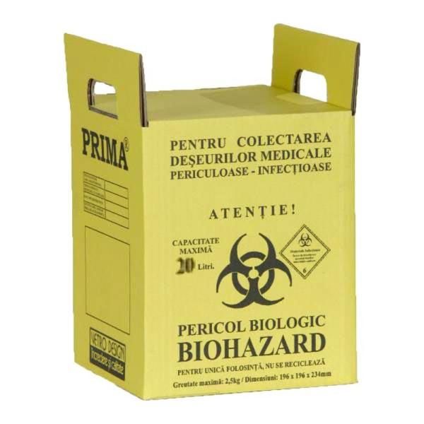 Prima Кутия за изгаряне на опасни отпадъци - Prima Cremation Boxes for Medical Waster 20 литра