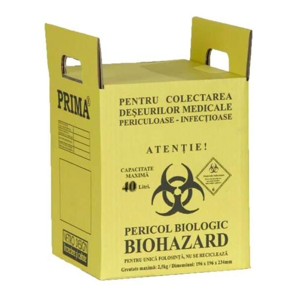 Prima Кутия за изгаряне на опасни отпадъци - Prima Cremation Boxes for Medical Waster 40 литра