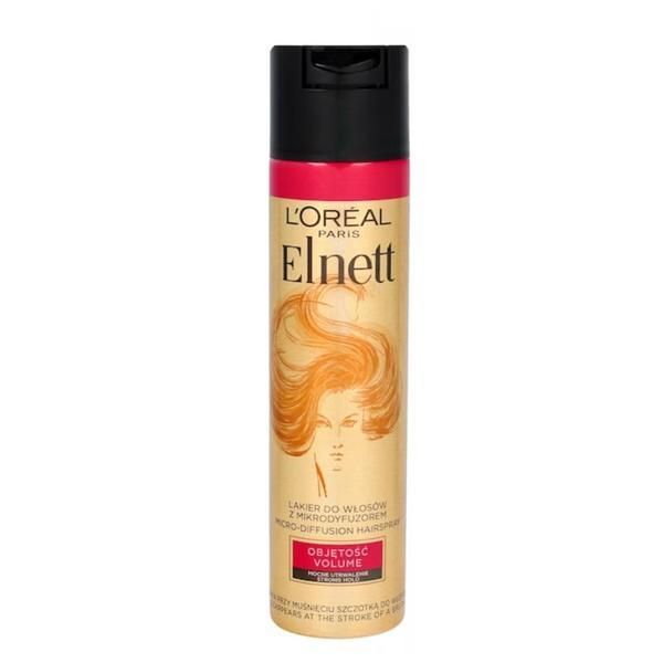 L'Oreal Paris Лак за коса L&#039;Oreal Paris - Elnett Very Strength Volume Hair Spray, 250 мл