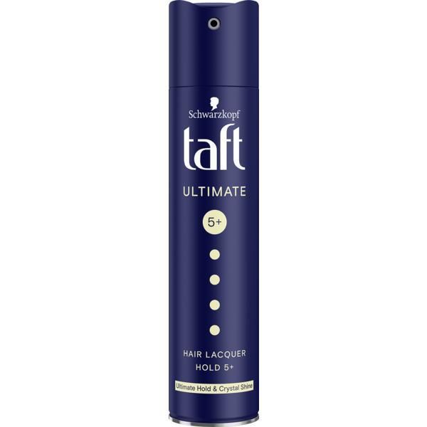 Taft Лак за коса с много силно фиксиране - Schwarzkopf Taft Ultimate Hair Laquer Hold 5+, 250 мл