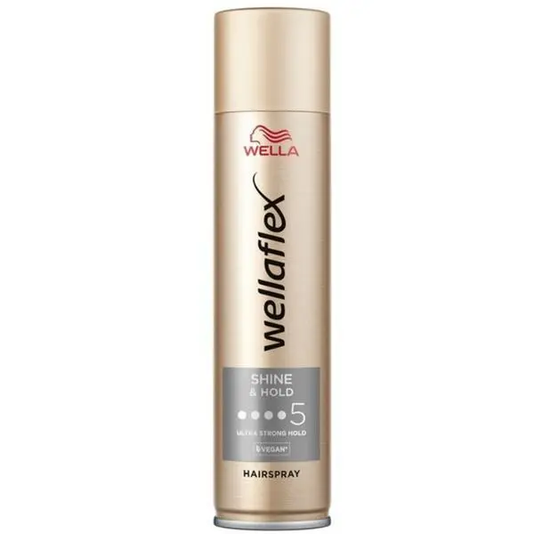 Wellaflex Лак за коса с ултра силна фиксация 5/6 - Wella Wellaflex Ultra Strong Hold Hairspray, Shine &amp; Hold 5/6, 400 мл