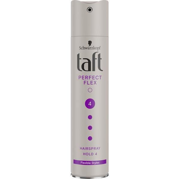 Taft Лак за коса със силна и гъвкава фиксация Schwarzkopf Taft Perfect Flex Hold 4, 250 мл