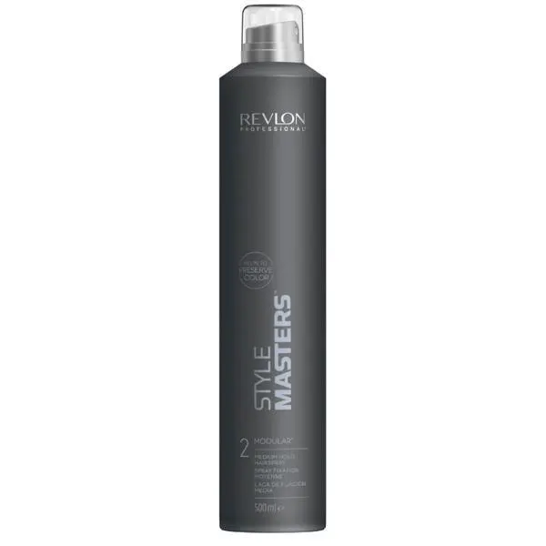 Revlon Professional Лак за коса със средна фиксация - Revlon Professional Style Masters Hairspray Modular 2, 500 мл