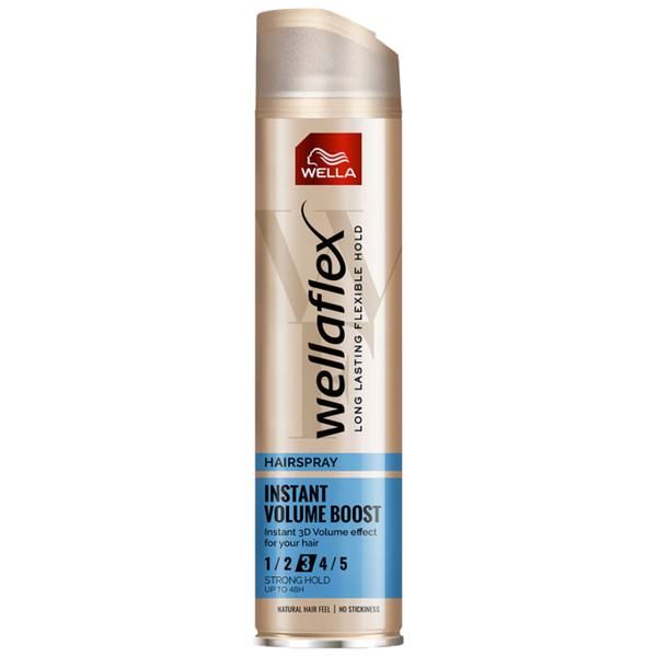 Wella Professionals Лак за коса Wella Wellaflex Hairspray Instant Volume Boost Extra Hold, 250 мл