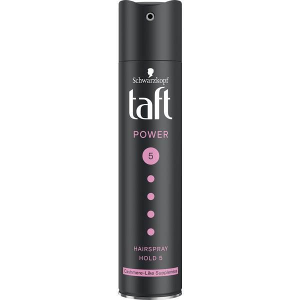 Taft Лак за коса за много силна фиксация - Schwarzkopf Taft Power Hairspray Hold 5 Cashmere, 250 мл