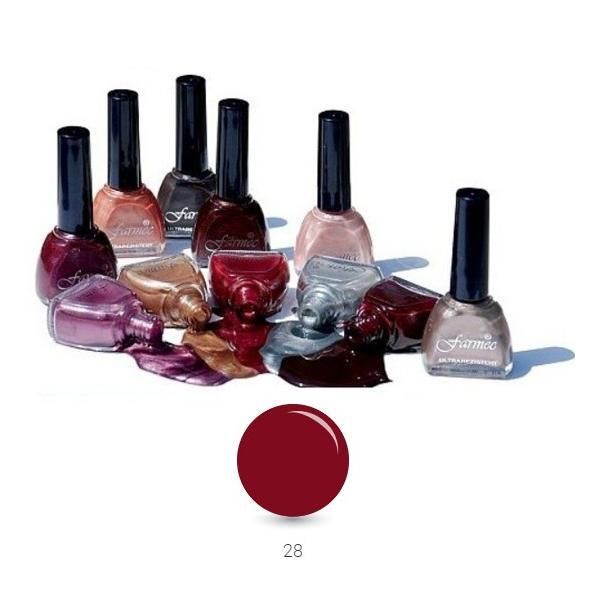 Farmec Лак за нокти Farmec Ултра устройчив, нюанс 28, 11мл