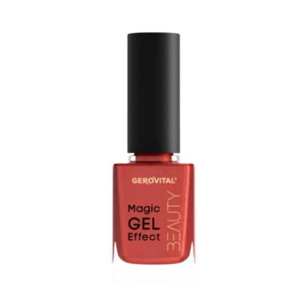 Gerovital Лак за нокти Gerovital Beauty Magic Gel Effect нюанс 14 Червена перла, 11 мл