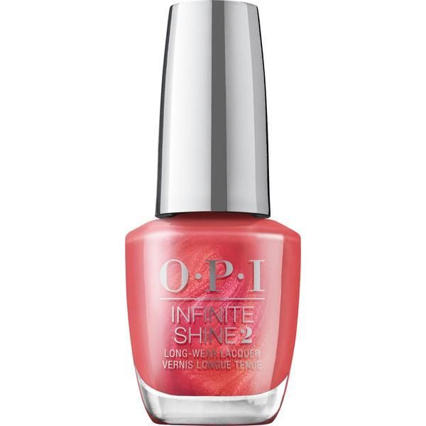 OPI Лак за нокти - OPI Infinite Shine Lacquer Celebration Paint the Tinseltown Red, 15мл