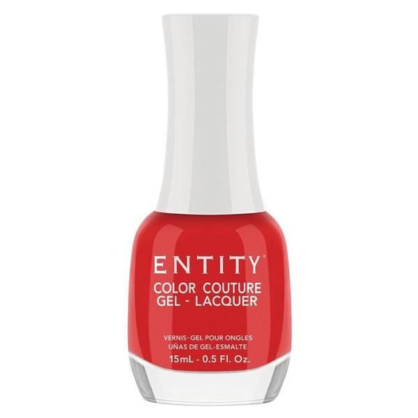 Entity Лак за нокти с гел ефект - Entity Colour Couture Gel - Lacquer, нюанс &quot;A Very Red Dress&quot;, 15 мл