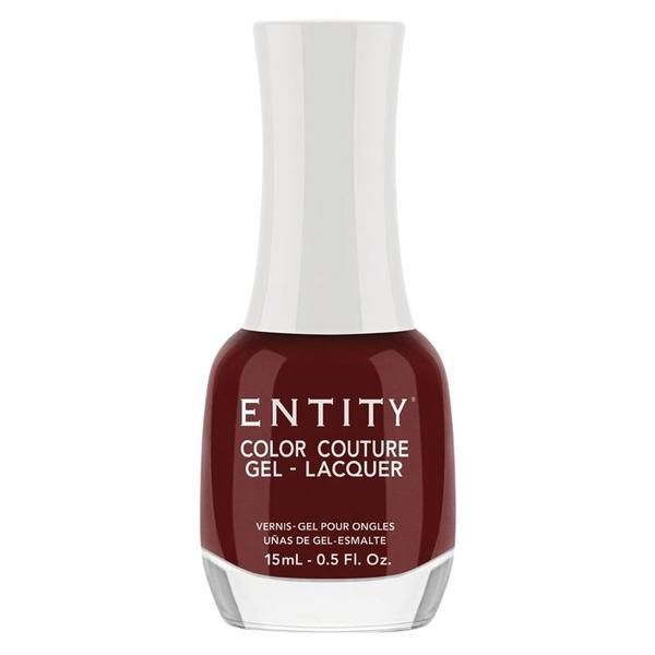 Entity Лак за нокти с гел ефект - Entity Colour Couture Gel - Lacquer, нюанс &quot;Cabernet Ball Gown&quot;, 15 мл