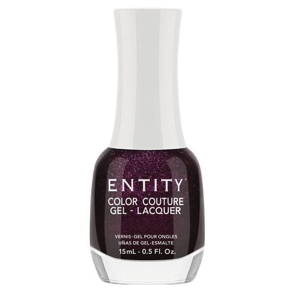 Entity Лак за нокти с гел ефект - Entity Colour Couture Gel - Lacquer, нюанс &quot;Mini Skirt Maroon&quot;, 15 мл