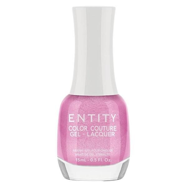 Entity Лак за нокти с гел ефект - Entity Colour Couture Gel - Lacquer, нюанс &quot;Ruching Pink&quot;, 15 мл