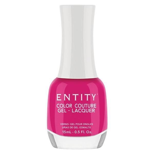 Entity Лак за нокти с гел ефект - Entity Colour Couture Gel - Lacquer, нюанс &quot;Tres Chic Pink&quot;, 15 мл