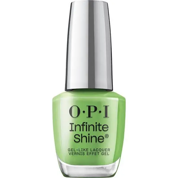 OPI Лак за нокти с гел ефект - OPI Infinite Shine, колекция Make 'Em Jelly, Jelly Green with Envy, 15 мл