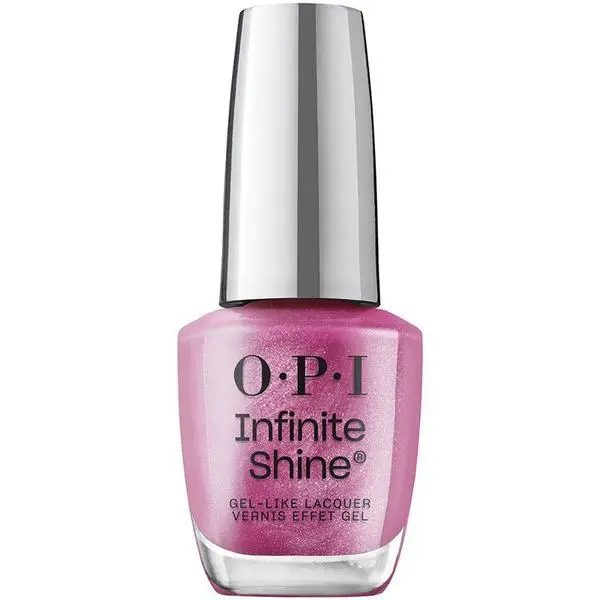OPI Лак за нокти с гел ефект - OPI Infinite Shine, колекция Metallic Mega Mix, Lip Pink Battle, 15 мл