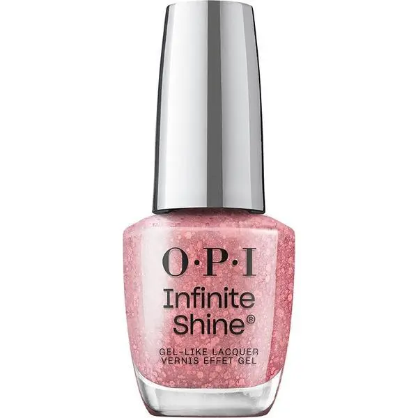 OPI Лак за нокти с гел ефект - OPI Infinite Shine, Make 'Em Jelly Collection, Servin' Pink, 15 мл