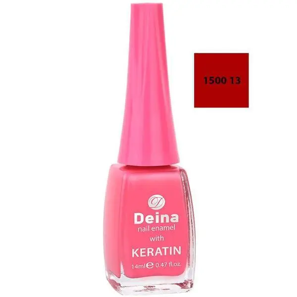 Deina Лак за нокти с кератин - Deina Nail Enamel with Keratin, нюанс 1500 13, 12 мл