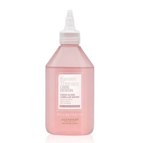 Alfaparf Milano Ламеларна вода за коса Alfaparf Milano Keratin Therapy Lisse Design Liquid Glass, 250 мл