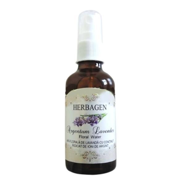 Herbagen Лавандулова флорална вода със сребърни йони Herbagen, 50мл
