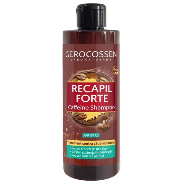 Gerocossen Лечебен шампоан за мазна коса Caffeine Fall Treatment Shampoo Recapil Forte Gerocossen, 400 мл