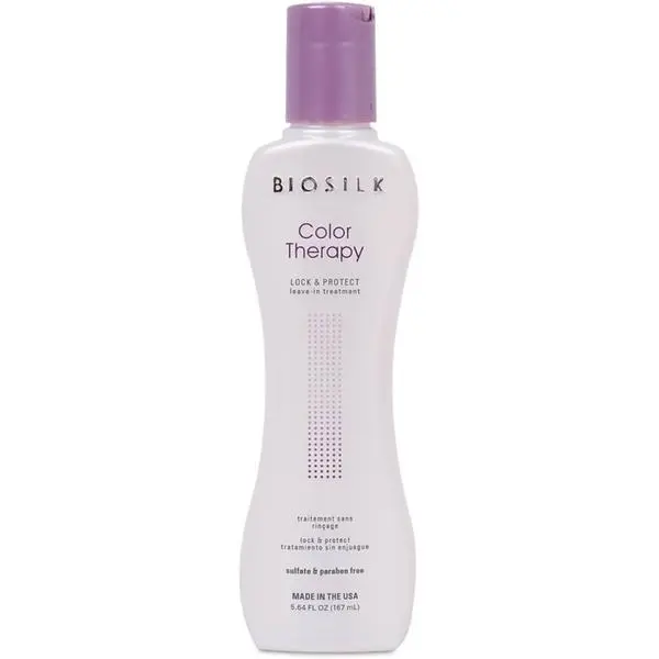 Biosilk Лечение  без измиване за боядисана коса - Farouk Biosilk Color Therapy Lock and Protect Leave In Treatment 167 мл