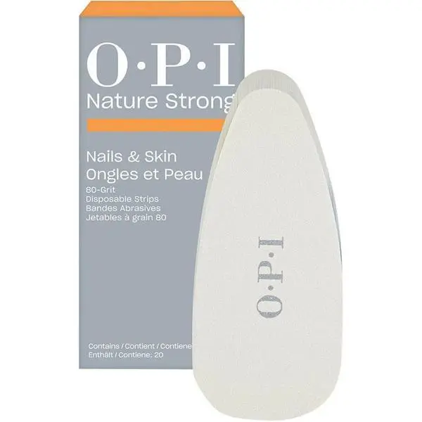 OPI Ленти за еднократна употреба Opi Nature Strong , зърнистост 80, 20 ленти