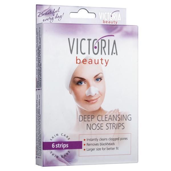 Camco Ленти за премахване на черни точки от носа - Deep Cleasing Nose Strips Vitoria Beauty - 6 броя