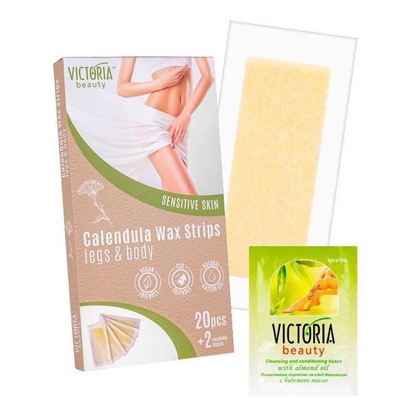 Camco Ленти за премахване на кола маска за чувствителна кожа с Victoria Beauty Camco Yellows, 20 бр