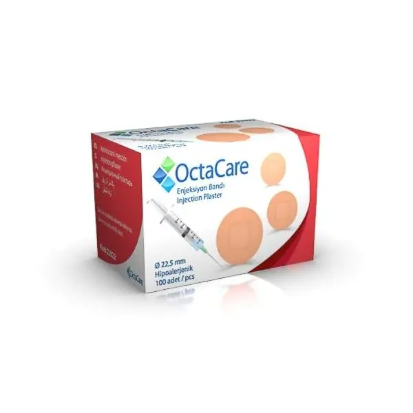 Octamed Лепенки след инжектиране - Octamed OctaCare Injection Plaster, диаметър 22.5мм, 100 броя