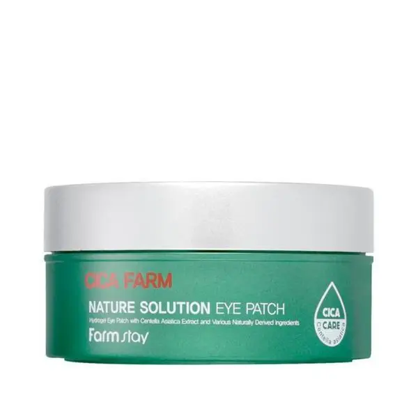 Farm Stay Лепенки за очи с екстракт от Centella Asiatica - FarmStay Cica Farm Nature Solution Eye Patch, 60 бр.