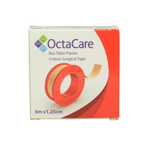 Octamed Лепяща лента на текстилна основа - Octamed OctaCare Cotton Surgical Tape, 1.25см x 5м