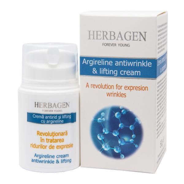 Herbagen Лифтинг крем против бръчки с аргилерин Herbagen, 50г