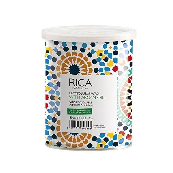 RICA Липоразтворим епилиращ восък с арганово масло - RICA Liposoluble Wax with Argan Oil, 800мл