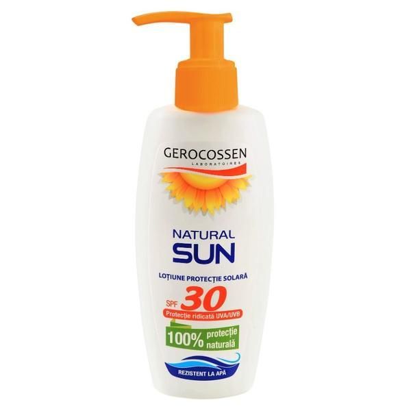 Gerocossen Лосион със слънцезащита SPF30 Gerocossen Natural Sun, 200 мл